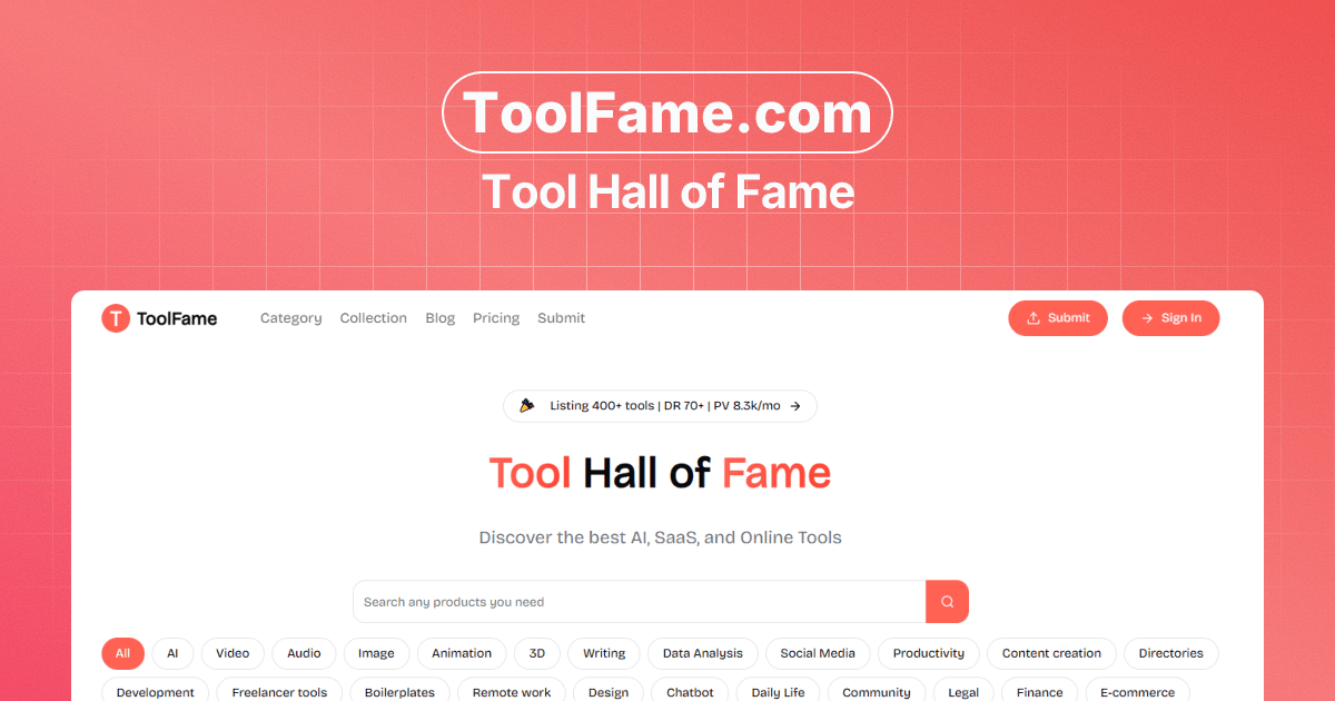 ToolFame screenshot 1